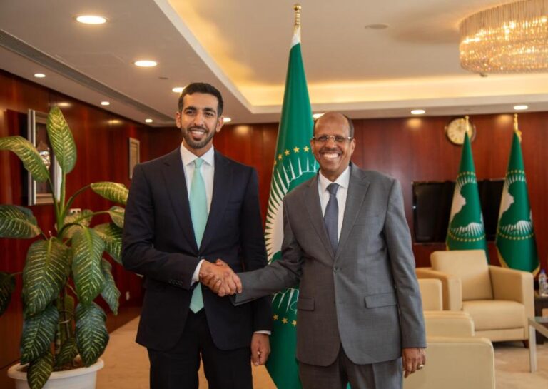 AU and UAE leaders meeting on peace, technology and water priorities in Africa