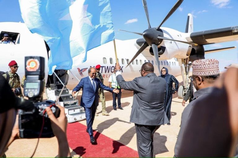 Somali President Las Anod visit