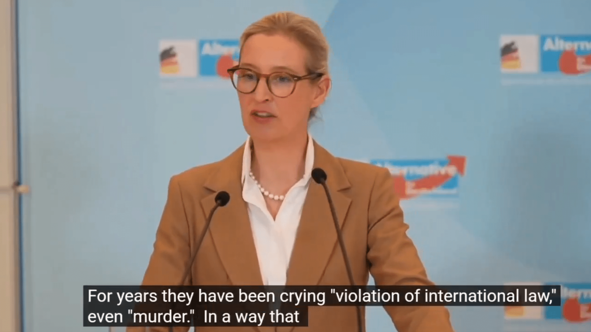 Alice Weidel Putin Trump statement