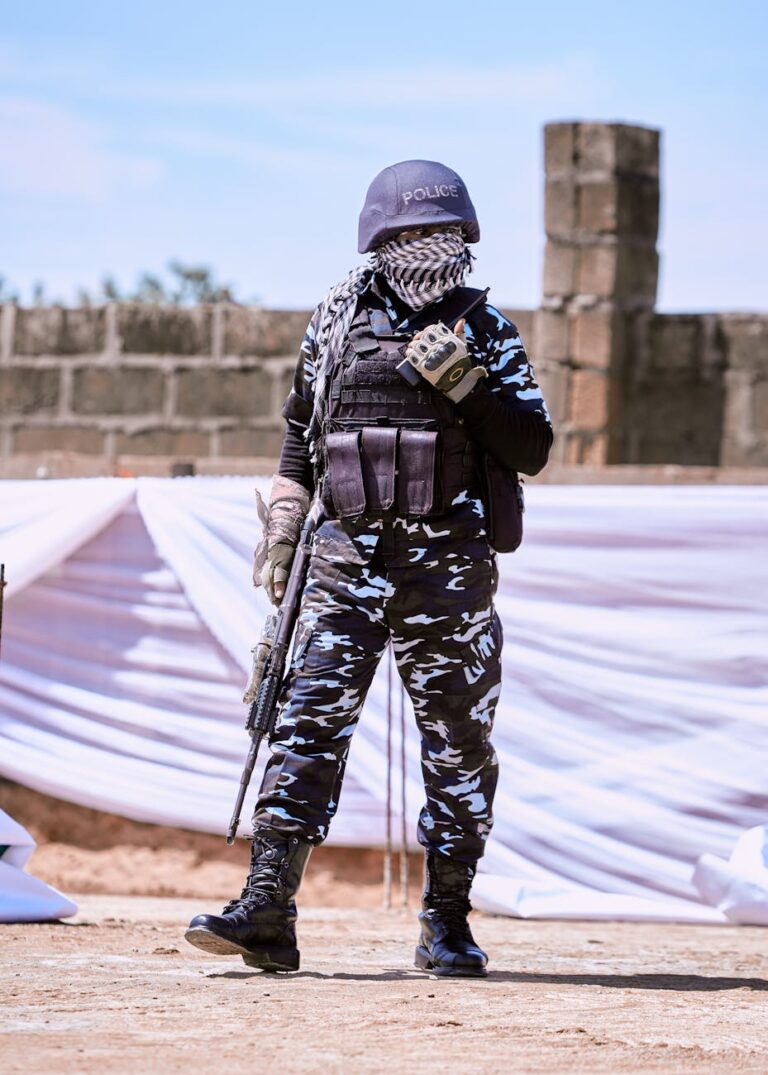 soldier with a rifle
