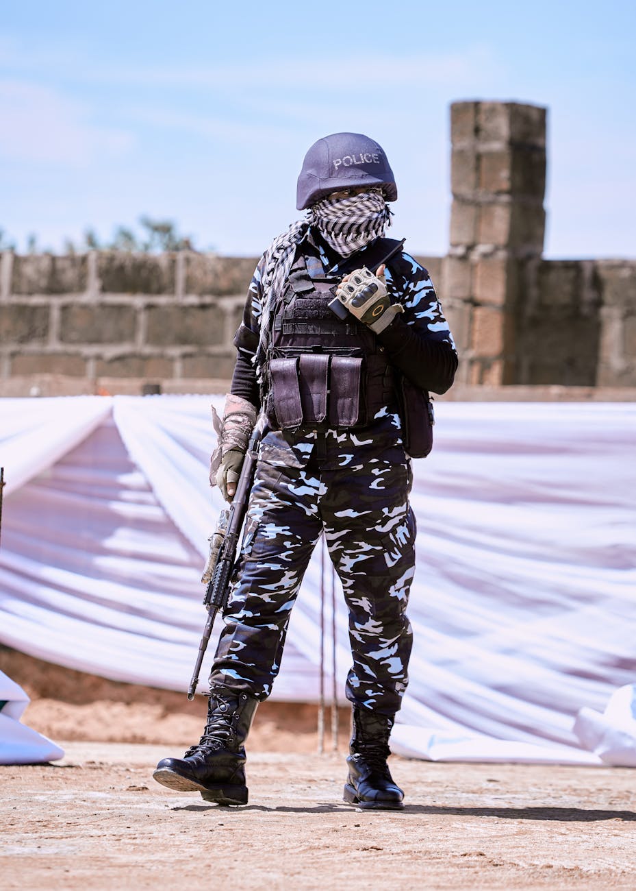 soldier with a rifle