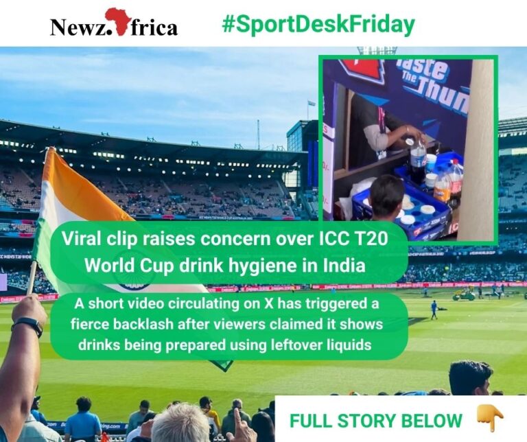 Viral clip raises concern over ICC T20 World Cup drink hygiene